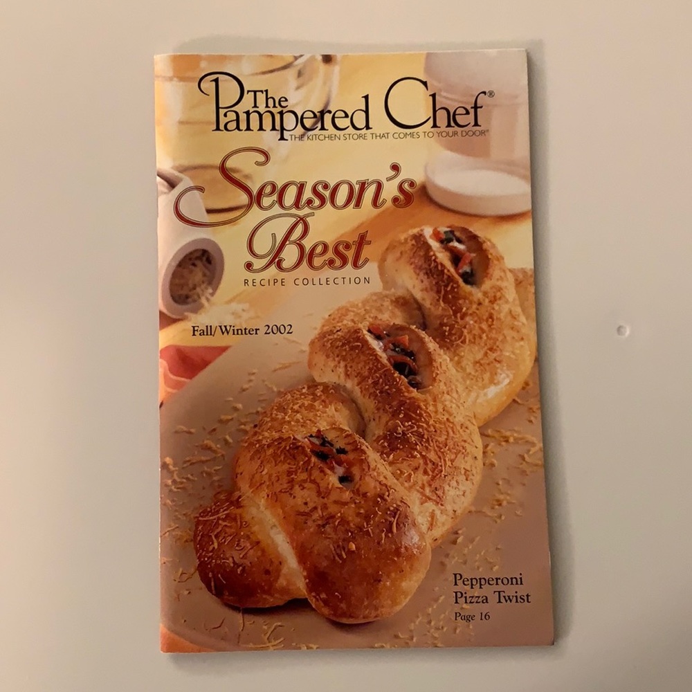 The Pampered Chef-Season’s Best Recipe Collection Fall Winter 2002